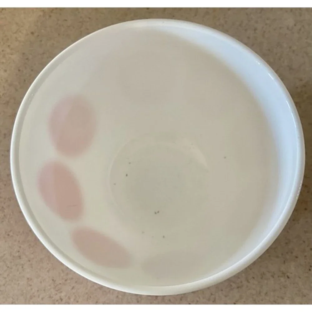 Vintage Charm Inspired By Pyrex Orange Polka Dots Mixing Bowl - 3 1/4